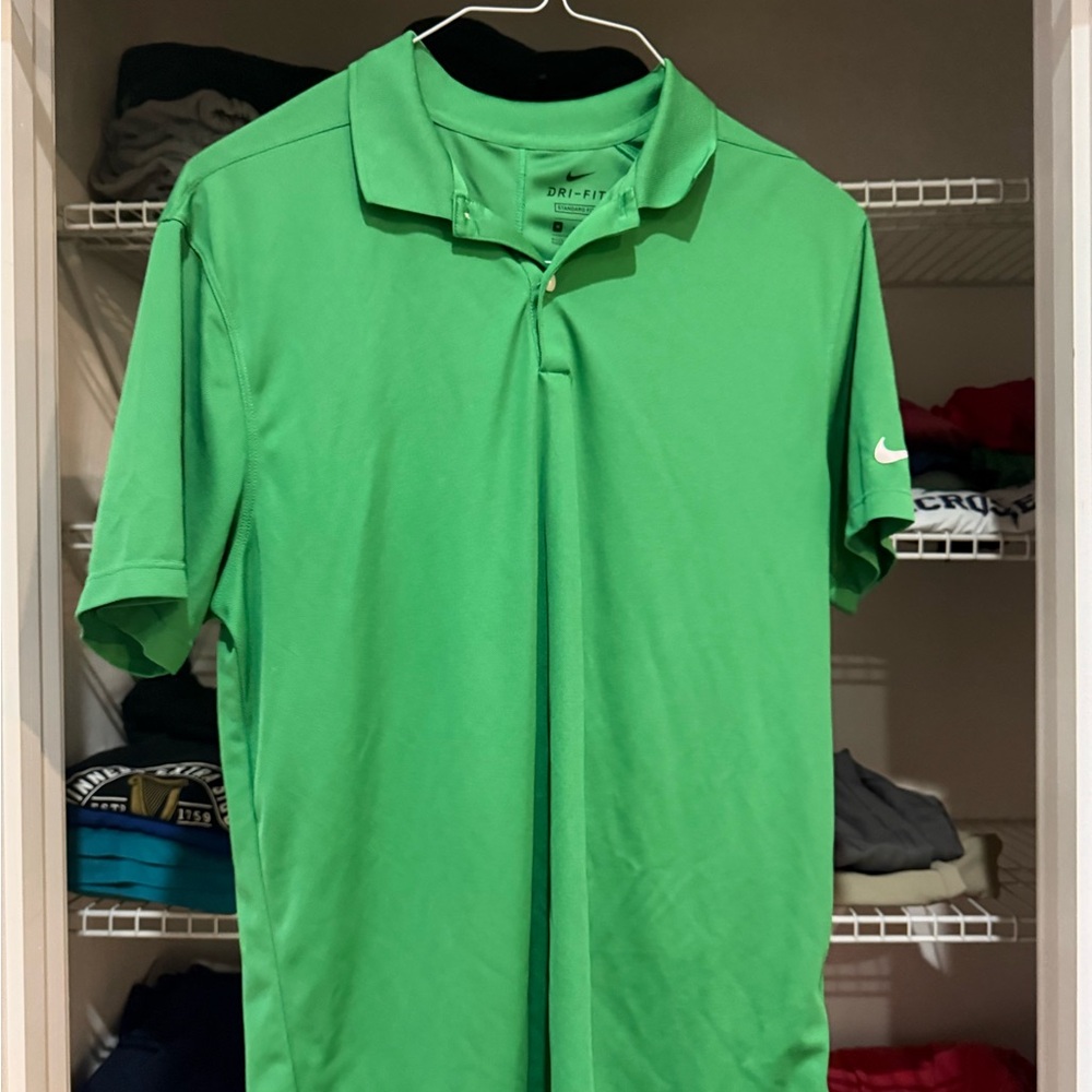 Nike Green Polo Shirt Classic Design - Never Worn